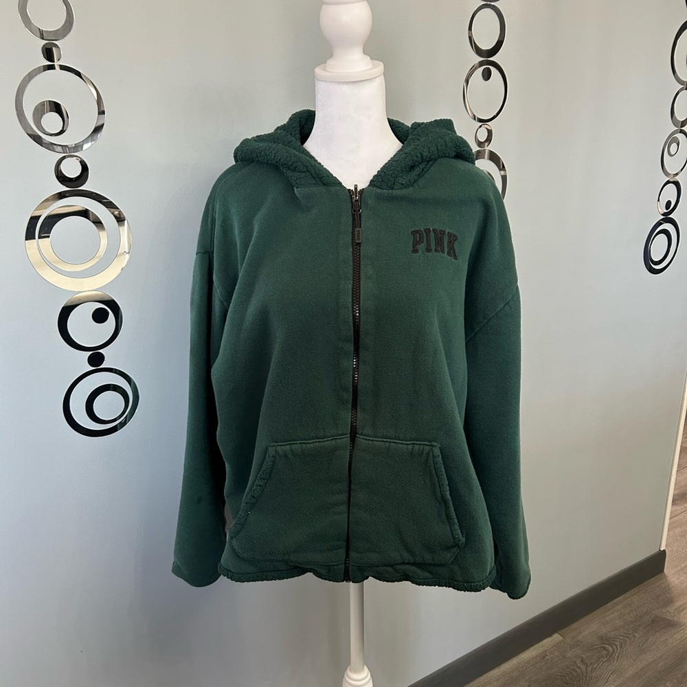 Victoria's Secret PINK Green Hoodie